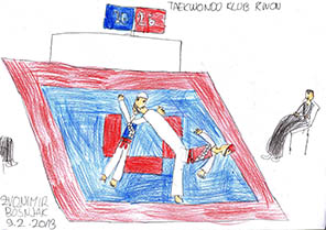 taekwondo kwon umjetnost